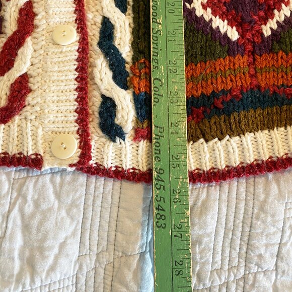 Vintage Hand Knit Huntington Ridge Sweater Vest - Picture 4 of 7